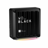 Docking station WD Black D50 Game Dock, Dual Thunderbolt 3, DisplayPort, Audio in/out, Gigabit, iluminare RGB, Negru