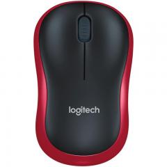 Mouse Optic Logitech M185, USB Wireless, Red