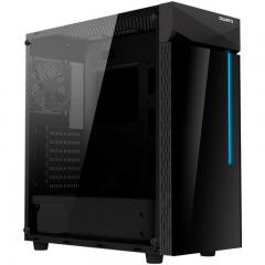 Carcasa GIGABYTE C200 GLASS, Mid-Tower, fara sursa, ATX, Black