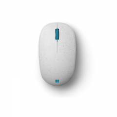 Mouse Optic Microsoft Ocean Plastic, USB Wireless, White