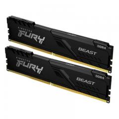 Kit memorie Kingston Fury Beast Black 8GB, DDR4-3200MHz, CL16, Dual Channel