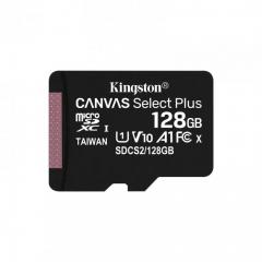 Memory Card microSDXC Kingston Canvas Select Plus 128GB, Class 10, UHS-I U1, V10, A1