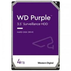 Hard Disk WD Purple Video Surveillance 4TB, 256MB, 5400 RPM, SATA 6Gbps, 3.5''
