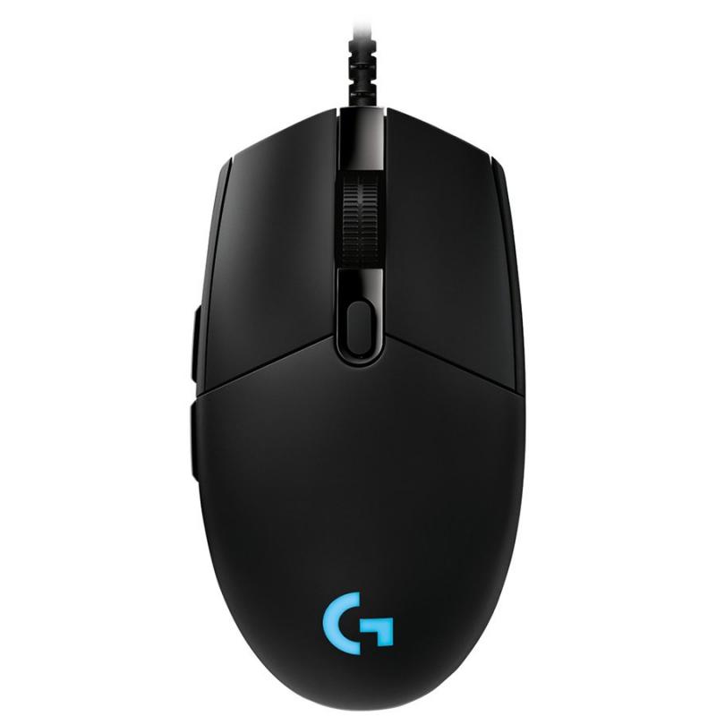 Mouse Optic Logitech G Pro Hero, RGB LED, USB, Black