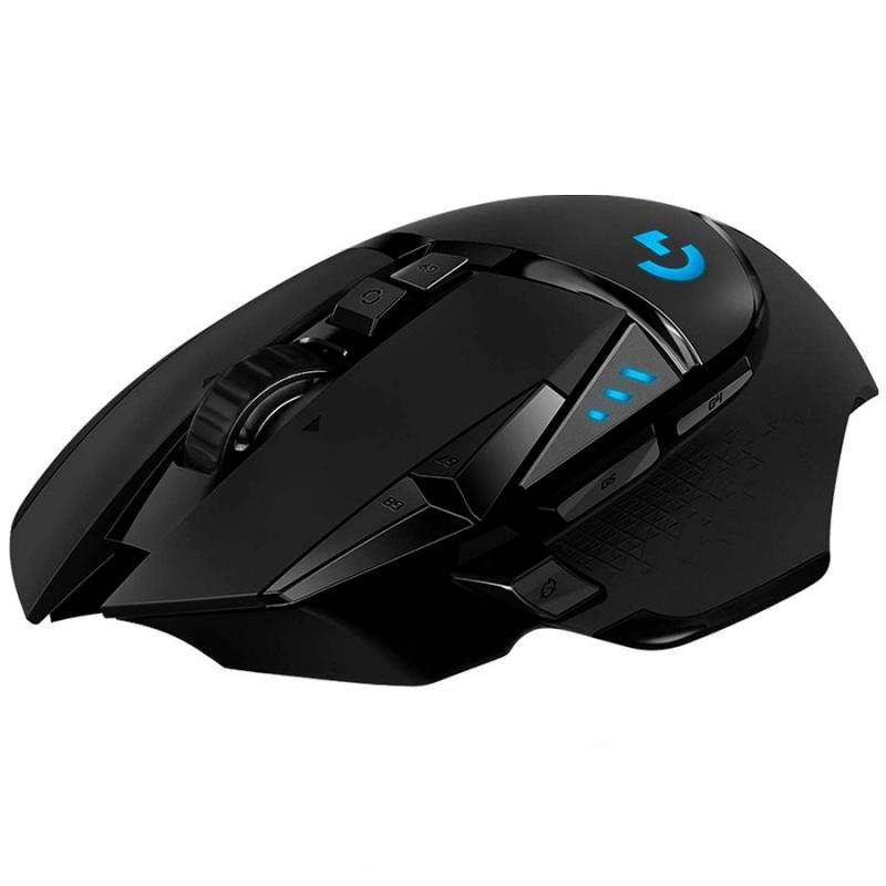 Mouse Optic Logitech G502 Lightspeed, RGB LED, USB Wireless, Black