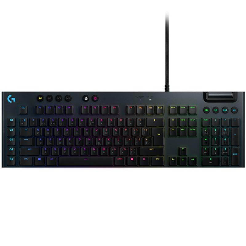 Tastatura Logitech G815 GL Linear Switch, RGB LED, USB, Layout US, Black