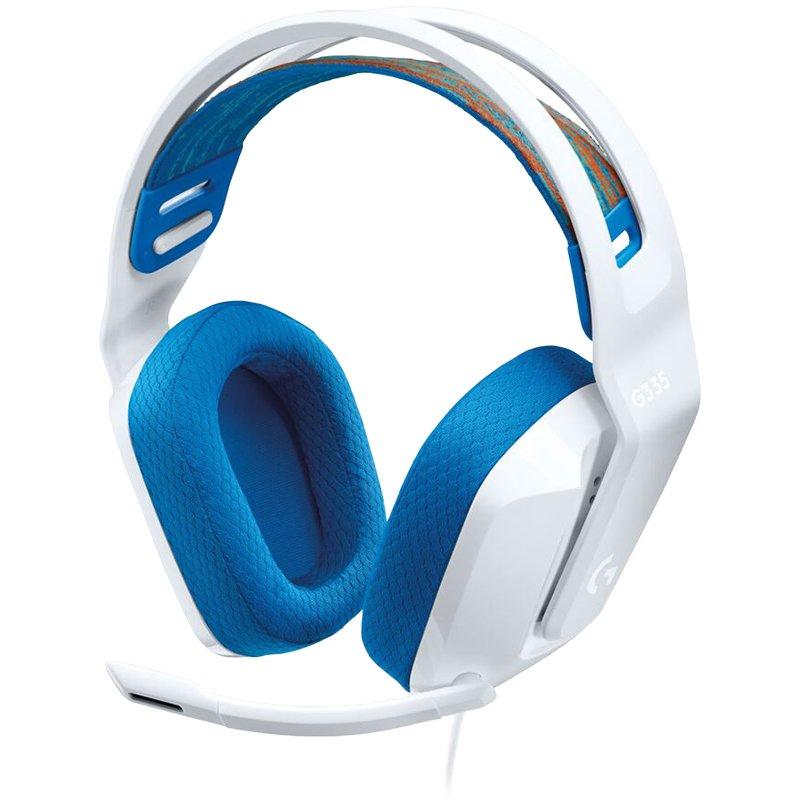 Casti cu microfon Logitech G335, White