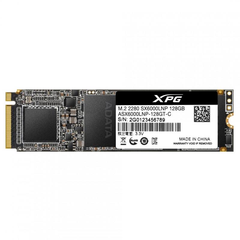 SSD ADATA XPG SX6000 Lite 128GB, PCI Express 3.0 x4, M.2