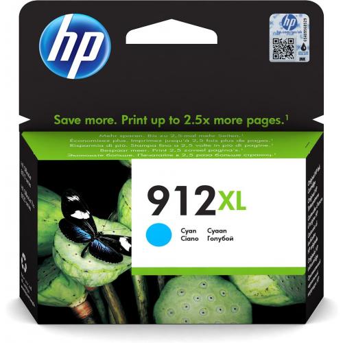 Cartridge HP Inkjet No 912XL High Yield Cyan (825p)