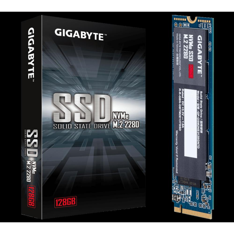 SSD Gigabyte NVMe, 128GB, PCI Express 3.0 x4, M.2