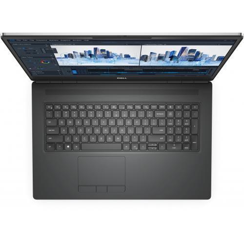 Laptop Dell Precision 7760, Intel Core i9-11950H, 17.3inch, RAM 16GB, SSD 512GB, nVidia RTX A4000 8GB, Windows 11 Pro, Grey