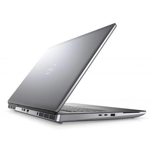 Laptop Dell Precision 7760, Intel Core i9-11950H, 17.3inch, RAM 16GB, SSD 512GB, nVidia RTX A4000 8GB, Windows 11 Pro, Grey