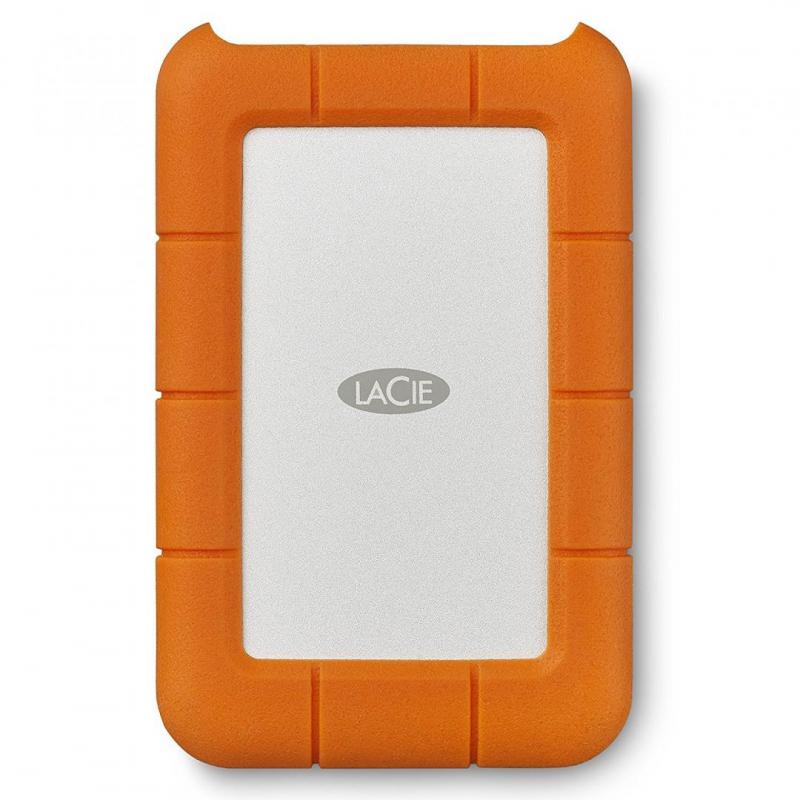 Hard disk portabil LaCie Rugged, 2TB, 2.5 inch, USB-C, Orange